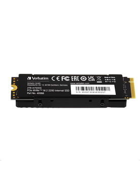 VERBATIM SSD VI7000 2TB PCIE NVME M.2 (7000MB/S) C/DISSIPADOR